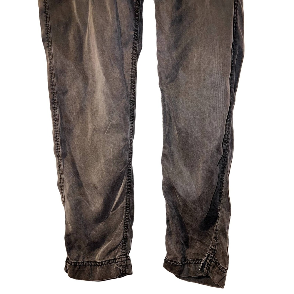 Calvin Klein Jeans Womens XS Joggers Washed Black Elastic Waist Drawstring Pants - Picture 3 of 7